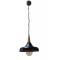 Modi Lighting Teklii Siyah Ahşap Detaylı Sarkıt Avize Mod-Av-4675-1bsy-Ahs