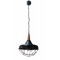 Modi Lighting Teklii Siyah Ahşap Detaylı Tel Kafesli Sarkıt Avize Mod-Av-4675-1bsy-Kfs