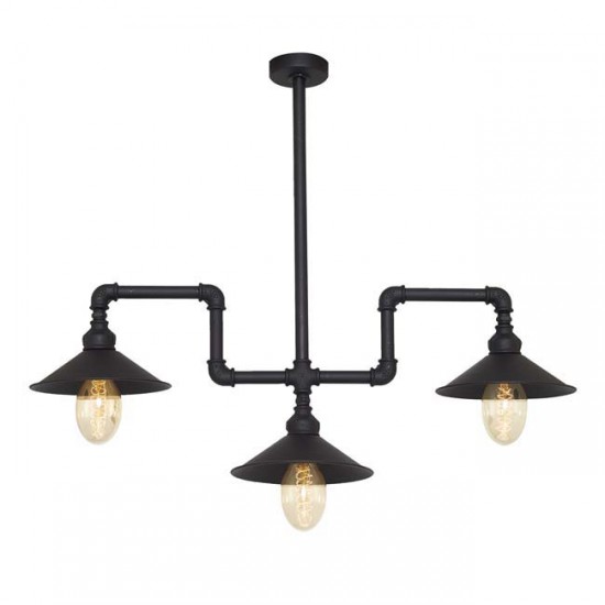 Modi Lighting 3lü Şapkalı Su Borusu Sıralı Sarkıt  MOD-AV-4526-3BSY