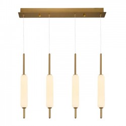 Modi Lighting 4lü Eskitme Merdane Sıralı Avize MOD-AV-4540-4ESK
