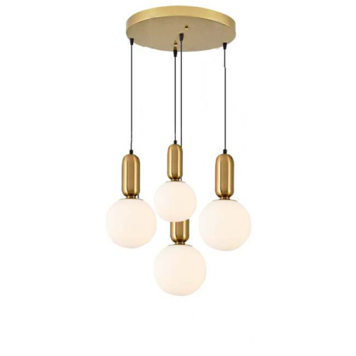 Modi Lighting 4lü Metal Sosis Detaylı Avize MOD-AV-4577-4ES