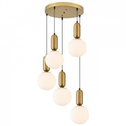 Modi Lighting 4lü Metal Sosis Detaylı Avize MOD-AV-4577-4ES