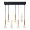 Modi Lighting 7li Sıralı Eskitme Meral Boru Avize MOD-AV-4548-7ES