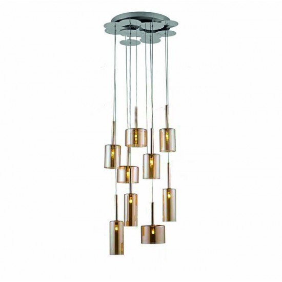 Modi Lighting 9lu Bal Camlı Sarkıt MOD-AV-4544-9MIXB