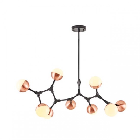 Modi Lighting 9lu Lego Bakır LED Sarkıt MOD-AV-4558-8BSY