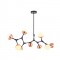 Modi Lighting 9lu Lego Bakır LED Sarkıt MOD-AV-4558-8BSY