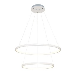 Modi Lighting Beyaz 2li 60x50cm Çember Sarkıt MOD-AV-4545-2BYZ