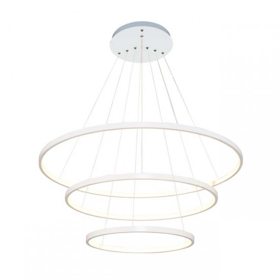 Modi Lighting Beyaz 3lü 60x50x40cm Çember Sarkıt MOD-AV-4545-3BYZ