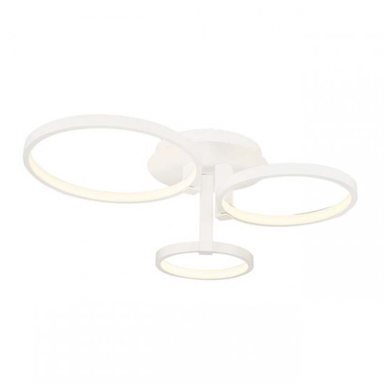 Modi Lighting Beyaz 3lü Çember LED Armatür MOD-AV-4545-BYZ-3AR