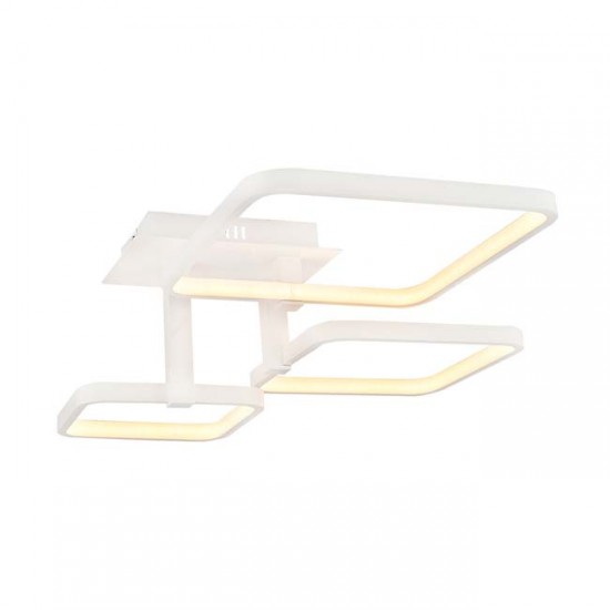Modi Lighting Beyaz 3lü Kare Armatür MOD-AV-4545-3K-BYZ-KARE