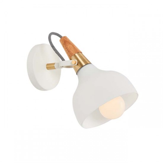 Modi Lighting Beyaz Ahşap Eskitme Aplik MOD-AV-4551-APL-BYZ-ES