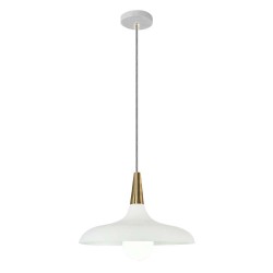 Modi Lighting Beyaz Tekli Ahşap Eskitme Detaylı Sarkıt MOD-AV-4551-1BYZ-ES