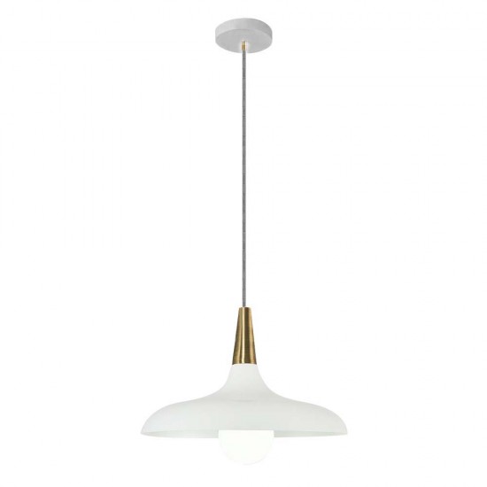 Modi Lighting Beyaz Tekli Ahşap Eskitme Detaylı Sarkıt MOD-AV-4551-1BYZ-ES