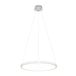 Modi Lighting Beyaz Tekli Beyaz 60cm Çember Sarkıt MOD-AV-4545-1BYZ
