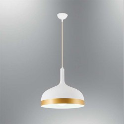 Modi Lighting Beyaz Tekli Şerit Detaylı Sarkıt  MOD-AV-4552-1BYZ