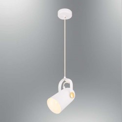 Modi Lighting Beyaz Tekli Silindir Sarkıt MOD-AV-4553-1BYZ