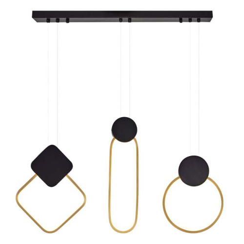 Modi Lighting Eskitme 3lü Sıralı Sarkıt LED Avize MOD-AV-4580-3ES