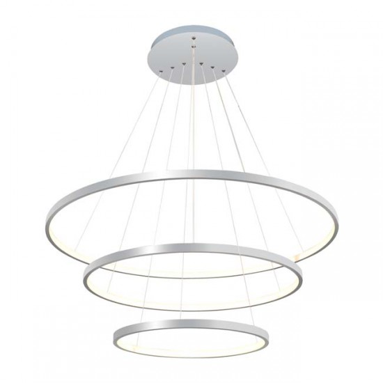Modi Lighting Krom 3lü 60x50x40cm Çember Sarkıt MOD-AV-4545-3K