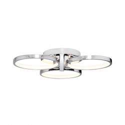 Modi Lighting Krom 3lü Çember LED Armatür MOD-AV-4545-3AR-K
