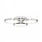 Modi Lighting Krom 3lü Çember LED Armatür MOD-AV-4545-3AR-K