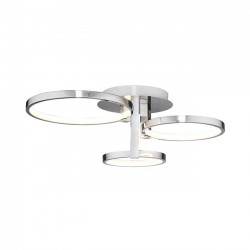 Modi Lighting Krom 3lü Çember LED Armatür MOD-AV-4545-3K-AR