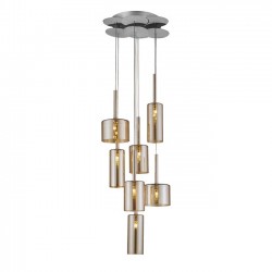 Modi Lighting Krom 7li Uzun Bal Camlı Sarkıt MOD-AV-4544-6B-1BU