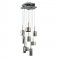 Modi Lighting Krom 9lu Füme Camlı Sarkıt MOD-AV-4544-9MIXF