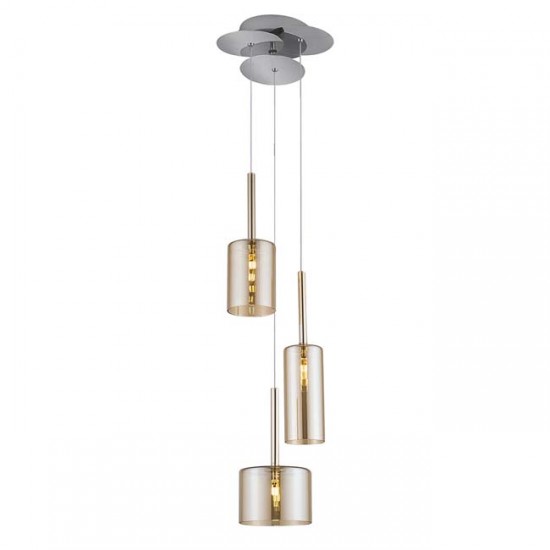 Modi Lighting Krom Bal Camlı Sarkıt MOD-AV-4544-3B