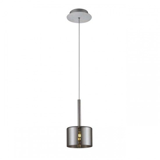 Modi Lighting Krom Füme Geniş Tekli Sarkıt MOD-AV-4544-1FG