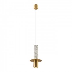 Modi Lighting Mermer Beyaz Tekli Sarkıt Avize MOD-AV-4563-1BYZ