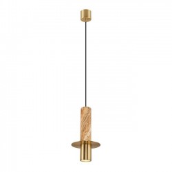 Modi Lighting Mermer Kahve Tekli Sarkıt Avize MOD-AV-4563-1KHV