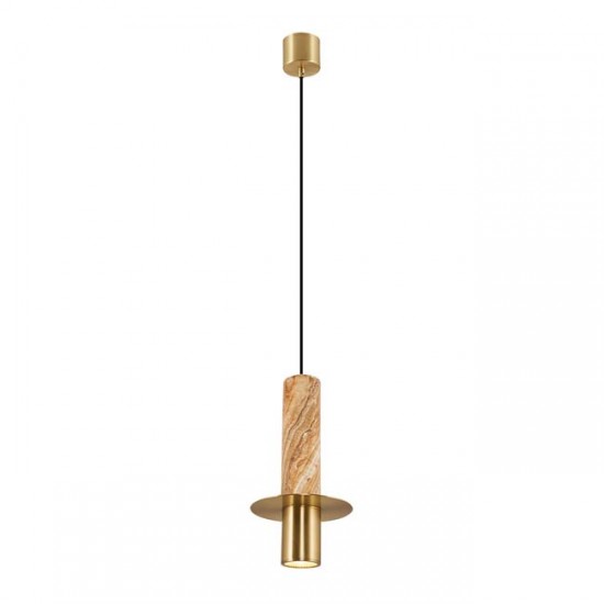 Modi Lighting Mermer Kahve Tekli Sarkıt Avize MOD-AV-4563-1KHV