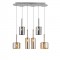 Modi Lighting Mıxed 6lı 2 Orta Bal Camlı Sıralı Sarkıt MOD-AV-4544-6MIX-2OB