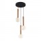 Modi Lighting Rose Gold 3lü Meral Boru Avize MOD-AV-4548-3RG