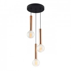 Modi Lighting Rose Gold 3lü Meral Boru Avize MOD-AV-4548-3RG