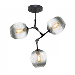 Modi Lighting Siyah 3lü Lego Avize MOD-AV-4549-3BSY