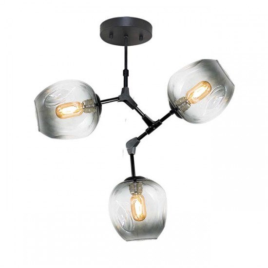 Modi Lighting Siyah 3lü Lego Avize MOD-AV-4549-3BSY