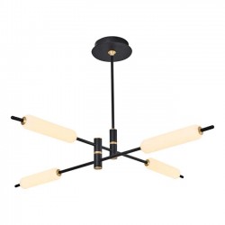 Modi Lighting Siyah 4lü Merdane Avize MOD-AV-4540-4BSY