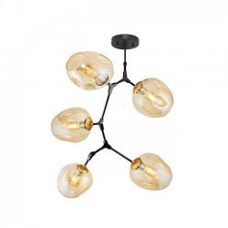 Modi Lighting Siyah 5li Lego Avize MOD-AV-4549-5BSY
