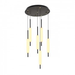 Modi Lighting Siyah 6lı Merdane Sarkıt Avize MOD-AV-4540-6BSY