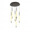 Modi Lighting Siyah 6lı Merdane Sarkıt Avize MOD-AV-4540-6BSY