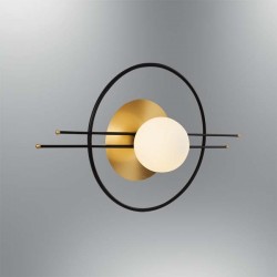 Modi Lighting Siyah Eskitme Aplik MOD-AV-4564-1BSY-ES