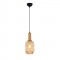 Modi Lighting Siyah Tekli Bal Dar Uzun Camlı Sarkıt MOD-AV-4539-1BSY-D