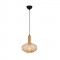 Modi Lighting Siyah Tekli Geniş Bombe Camlı Sarkıt MOD-av-4539-1bsy-g