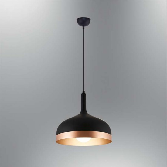 Modi Lighting Siyah Tekli Şerit Detaylı Sarkıt  MOD-AV-4552-1BSY
