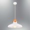 Modi Lighting Tekli Beyaz Ahşap Detaylı Sarkıt MOD-AV-4551-1BYZ