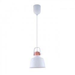 Modi Lighting Tekli Beyaz Bakır Avize MOD-AV-4511-1BYB