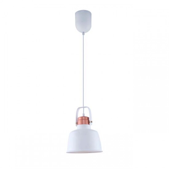Modi Lighting Tekli Beyaz Bakır Avize MOD-AV-4511-1BYB