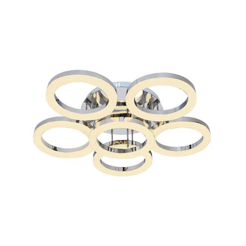 Özcan Aydınlatma Beyaz 6'lı Galya Yuvarlak Armatür 5630-6,01