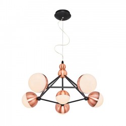 Özcan Aydınlatma Rose Gold 6'lı Samanyolu Avize 5673-6A,32